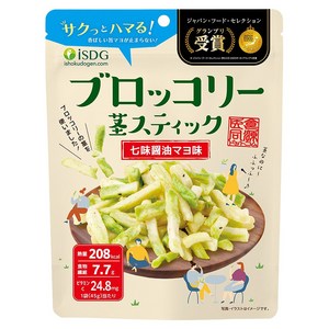 iSDG 브로콜리 줄기 스틱 시치미 간장 마요 맛, 45g, 1개