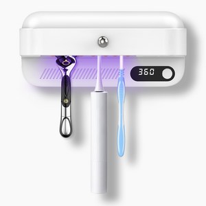 APEXSO 칫솔살균기 무선 가정용 다인용 uv직외선 건조 화장실 부착형 선물