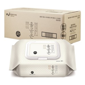 올곧은 엠보싱 유아물티슈 휴대캡형, 20매, 36개