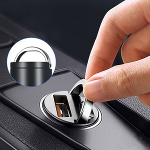 펀어스 매립형 시거잭 고속충전기 C타입 USB 차량용 듀얼포트 자동차 초고속 충전기 FUNUS