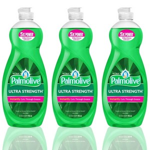 Palmolive Ulta Stength Dish Soap - 10 oz (Pack of 3) Palmolive 초강력 설거지 세제 - 10온스(3팩), Geen, 3개, 283g