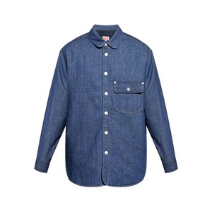 겐조 버튼 플랩 포켓 셔츠, 블루계열, Standard S(KR 37)
