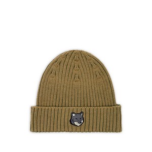 메종키츠네 폭스 헤드 골지 비니