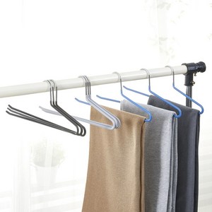 할메이드 논슬립 치마 바지걸이 신박한바지걸이행거정리옷걸이, 그레이, 1개