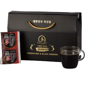 저엉말 진해효 금산이가 흑삼액 90ml 30포 국내산 6년근 흑삼 100%, 1개, 2700ml
