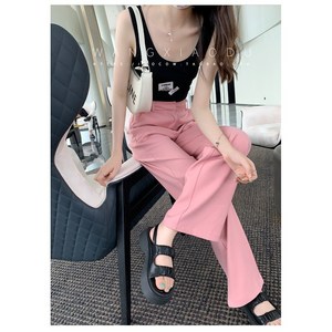 샌들 여 여름 송편 통굽 요정풍에 치마 비치슈즈 2024 캐주얼 스포츠 로마 신발