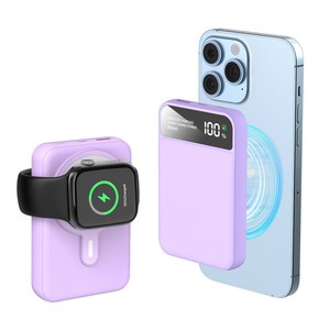 THOUSTA 무선 3in1 대용량 PD 22.5W QC3.0 고속충전 맥세이프 보조배터리 10000mAh