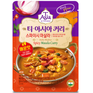 티아시아키친 스파이시 마살라 커리 분말, 100g, 1개