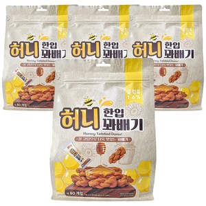 한입 허니 꽈배기, 4개, 520g