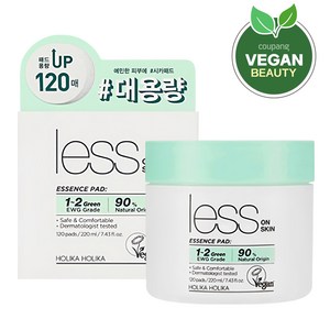 홀리카홀리카 레스온스킨 에센스 패드 220ml, 120개입, 1개