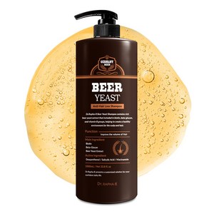 닥터라파알 맥주 효모 샴푸, 1L, 1개