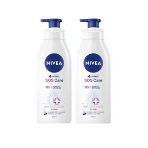 니베아 SOS 케어 바디로션, 400ml, 2개