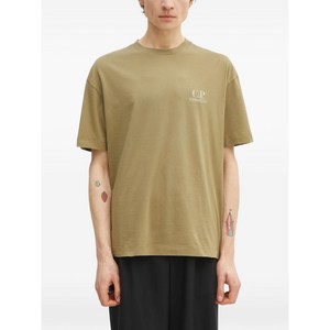 C.P.컴퍼니 로고 디테일 티셔츠, 그린계열, Standard M(KR 100)