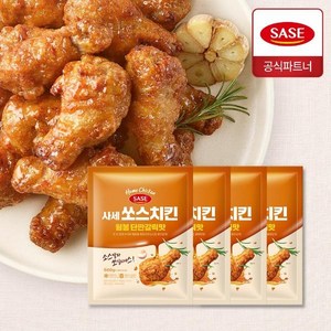 동원 사세 쏘스치킨 윙봉 단짠갈릭맛 560g 4개, 1개