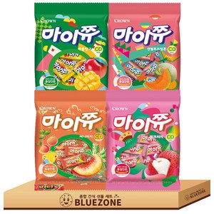 마이쮸 100g A세트 써니피치맛1 핑크리치맛1 캔털루프멜론맛1 애플망고맛1 하스1, 100g, 4개