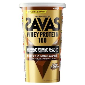 메이지 자바스 (SAVAS) 유청 단백질 100 리치 초콜릿 맛 280g, 280g, 1개