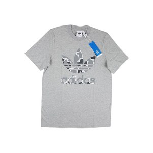 아디다스 카무플라주 트레포일 티셔츠, 그레이계열, XL(KR 110)