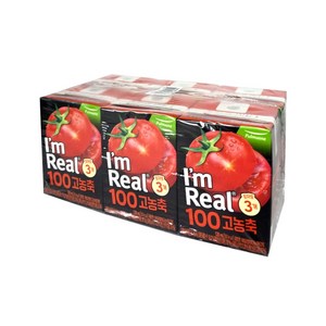 아임리얼 100 고농축 토마토 주스, 120ml, 6개