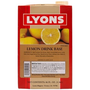 농부프린스 라이온스 레몬에이드 레몬베이스, 1개, 1.36L