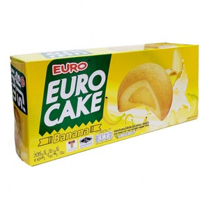 태국 유로 바나나 케이크 EURO CAKE BANANA, 144g, 1개