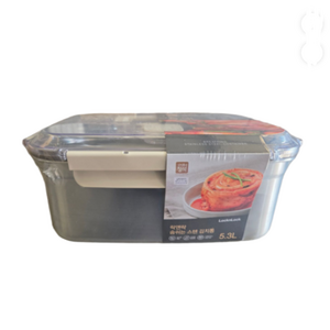 락앤락 숨쉬는 스텐 김치통, 5.3L, 1개