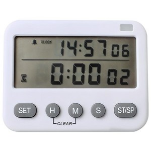 타이머쌤 듀얼 스톱워치 수험생 무소음 수능시계 공부 타이머 쿠킹, 1개