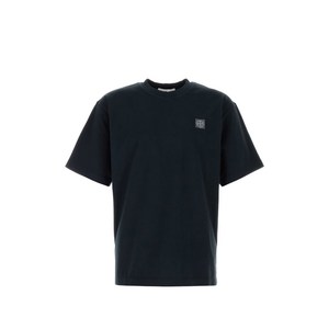 스톤 아일랜드 로고 패치 티셔츠, 블루계열, Standard XXL(KR 110)