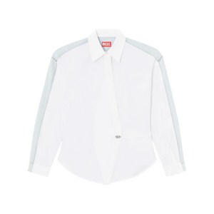 디젤 C델피덴 셔츠, 화이트계열+블루계열, Italy 44(KR 66-77)