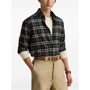 폴로랄프로렌 체크 패턴 긴소매 셔츠