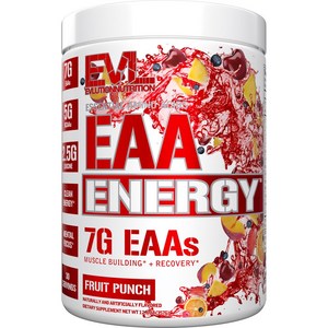 EVLUTIONNUTRITION EAA 에너지 필수아미노산 프루트 펀치 맛, 357g, 1개