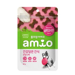 아미오 강아지 건강담은간식 관절 & 뼈 80g, 닭고기(관절 & 뼈), 5개