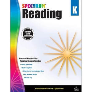 Spectrum Reading Workbook Grade K