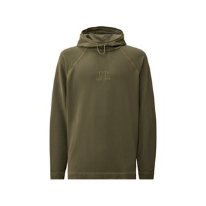 C.P.컴퍼니 로고 자수 후디, 그린계열, Standard L(KR 105)