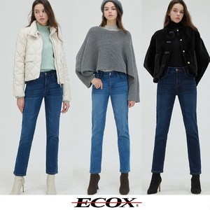 에콕스 [에콕스] 24FW 블랙라벨 데님팬츠 3종 여성