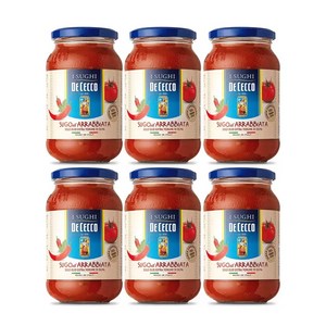 데체코 슈고 올 아라비아따 파스타 소스, 400g, 6개