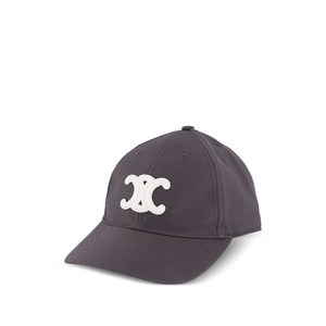 셀린느 트리옹프 자수 캡 모자, S(KR 580), 그레이계열