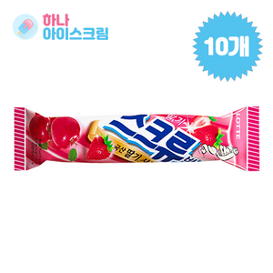 [본사직영]롯데제과 스크류바 아이스크림, 10개, 75ml