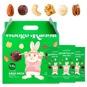 우고래빗 프로틴온 하루견과, 20g, 100개