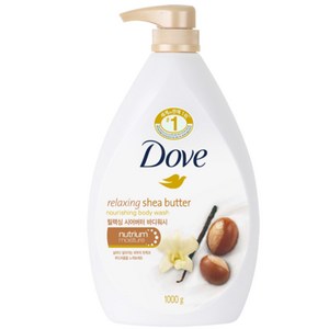 도브 릴랙싱 시어버터 바디워시, 1kg, 2개