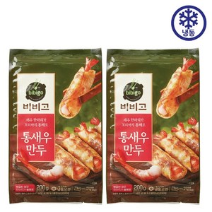 CJ 비비고 통새우만두, 2개, 200g