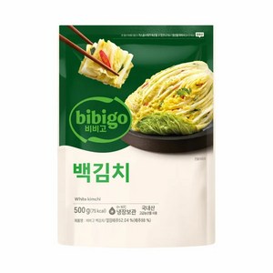 CJ비비고 백김치 500g, 500g, 1개