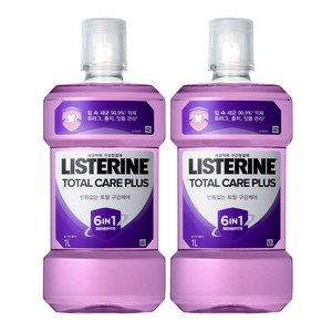 리스테린 토탈 케어 플러스 구강청결제, 1L, 2개