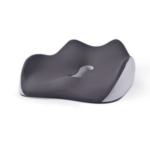 자시민 꼬리뼈 자세교정 치질쿠션 기능 방석, 1개, 그레이