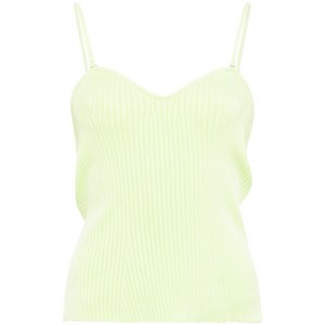 엠포리오아르마니 스윗하트 넥 골지 탱크 탑, 그린계열, Standard M(KR 66)