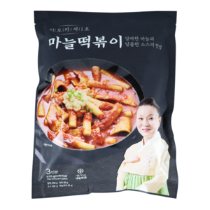 GS단독 [이모카세1호] 마늘떡볶이 570g, 5개