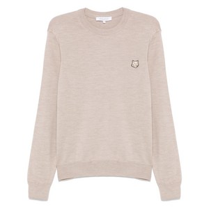 메종키츠네 볼드 폭스 헤드 패치 스웨터