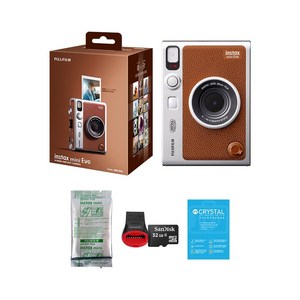인스탁스 미니 에보 즉석카메라 + 미니필름 1팩/액정필름+SD카드