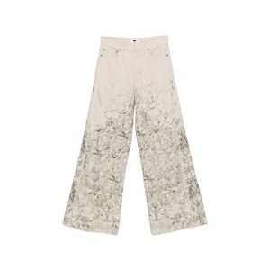 디올 플로럴 플레어 팬츠, 베이지계열+블랙계열, FR 40(KR 66)