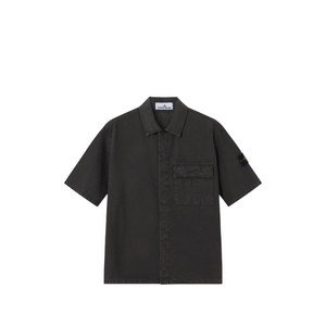 스톤 아일랜드 컴퍼스 배지 반소매 셔츠, 그레이계열, Standard S(KR 90)