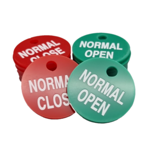 로토코리아 LOTO 원형태그 NORMAL OPEN/NORMAL CLOSE 아크릴, 1개